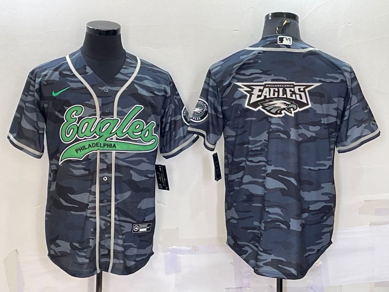 Men Philadelphia Eagles Blank Camo 2022 Nike Co branded NFL Jersey->philadelphia eagles->NFL Jersey